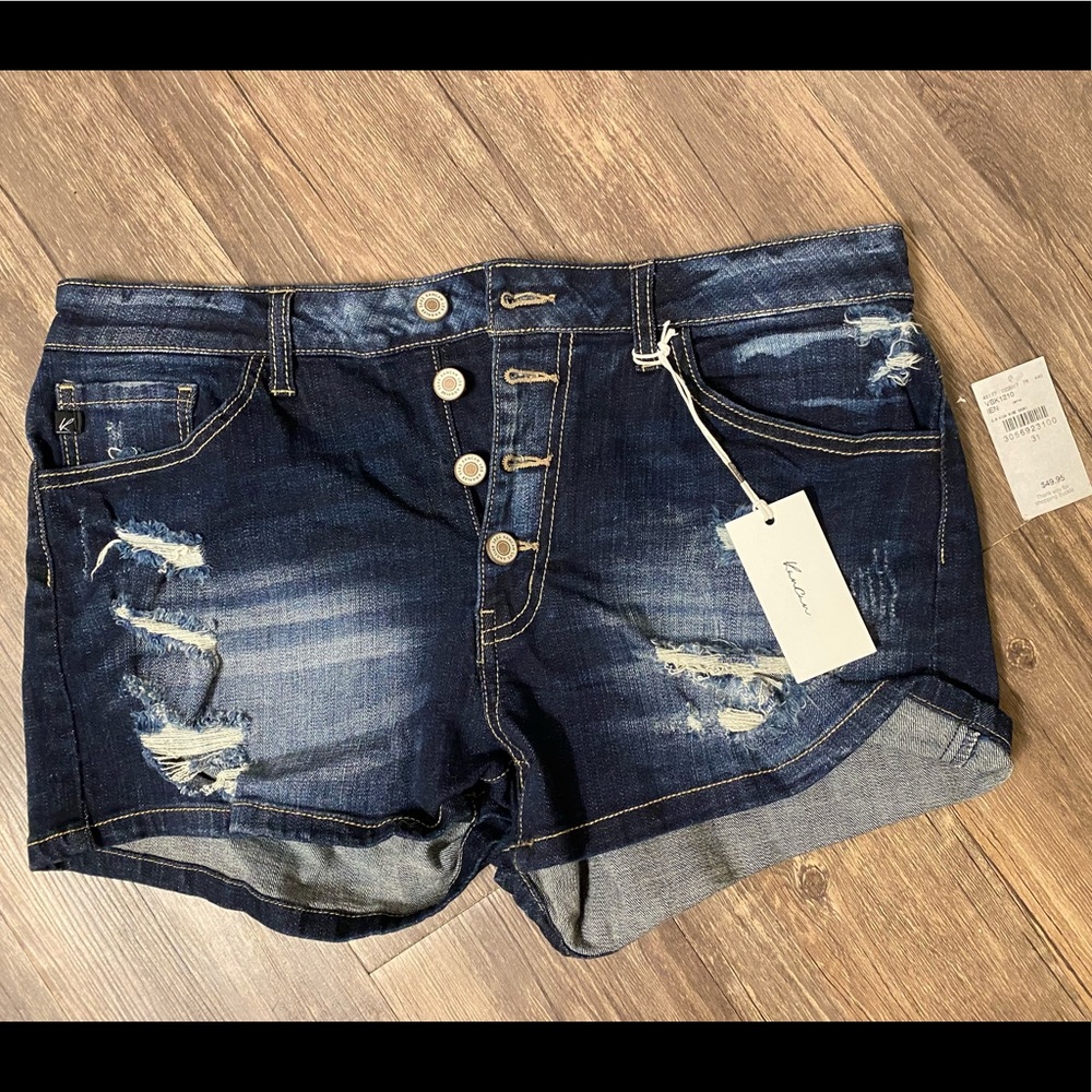 Buckle Jean Shorts